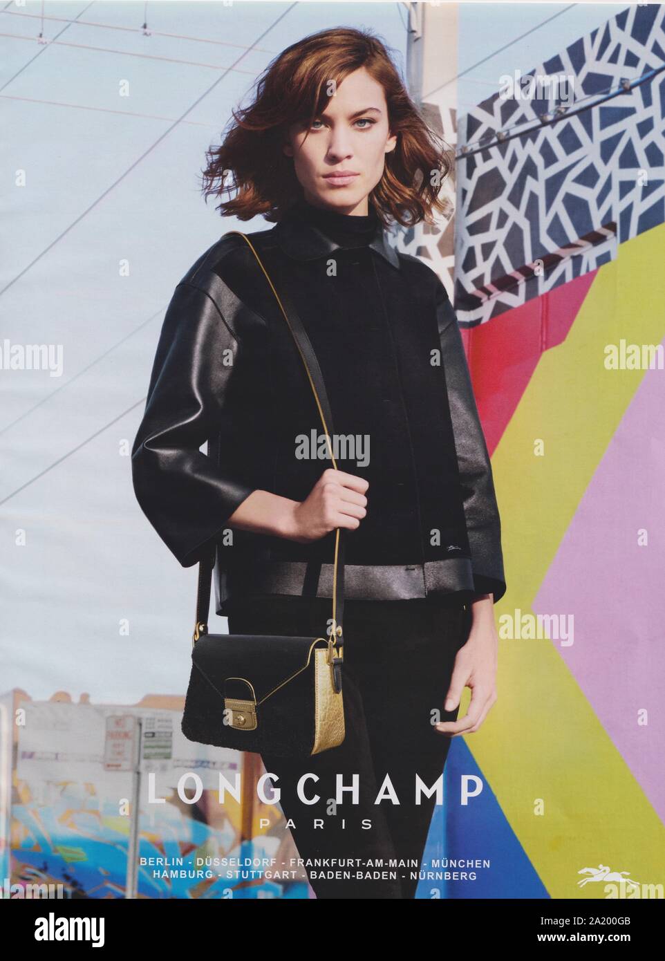 Alexa Chung Longchamp 2016 Fall/Winter Campaign