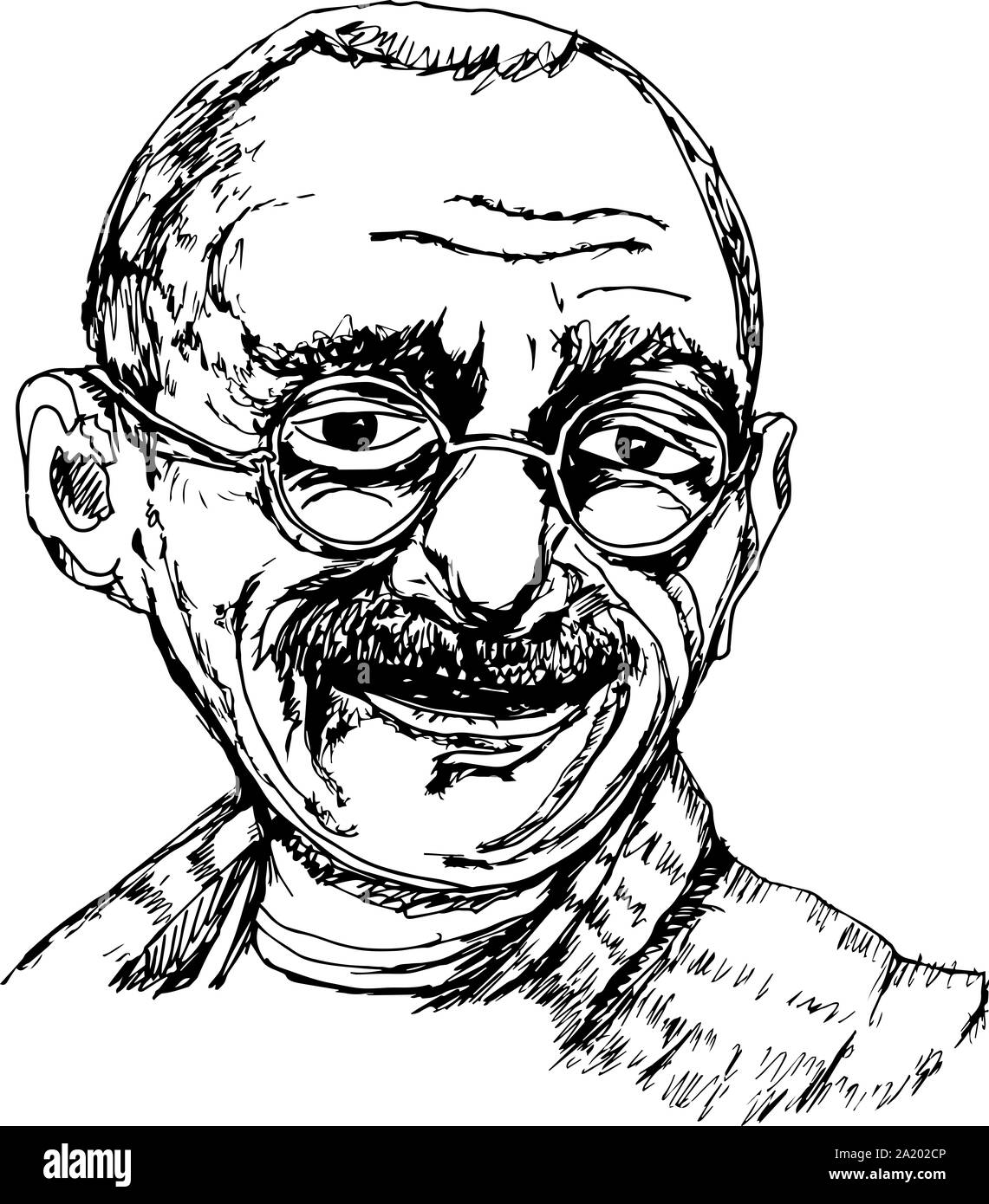 Caricatures of Gandhi