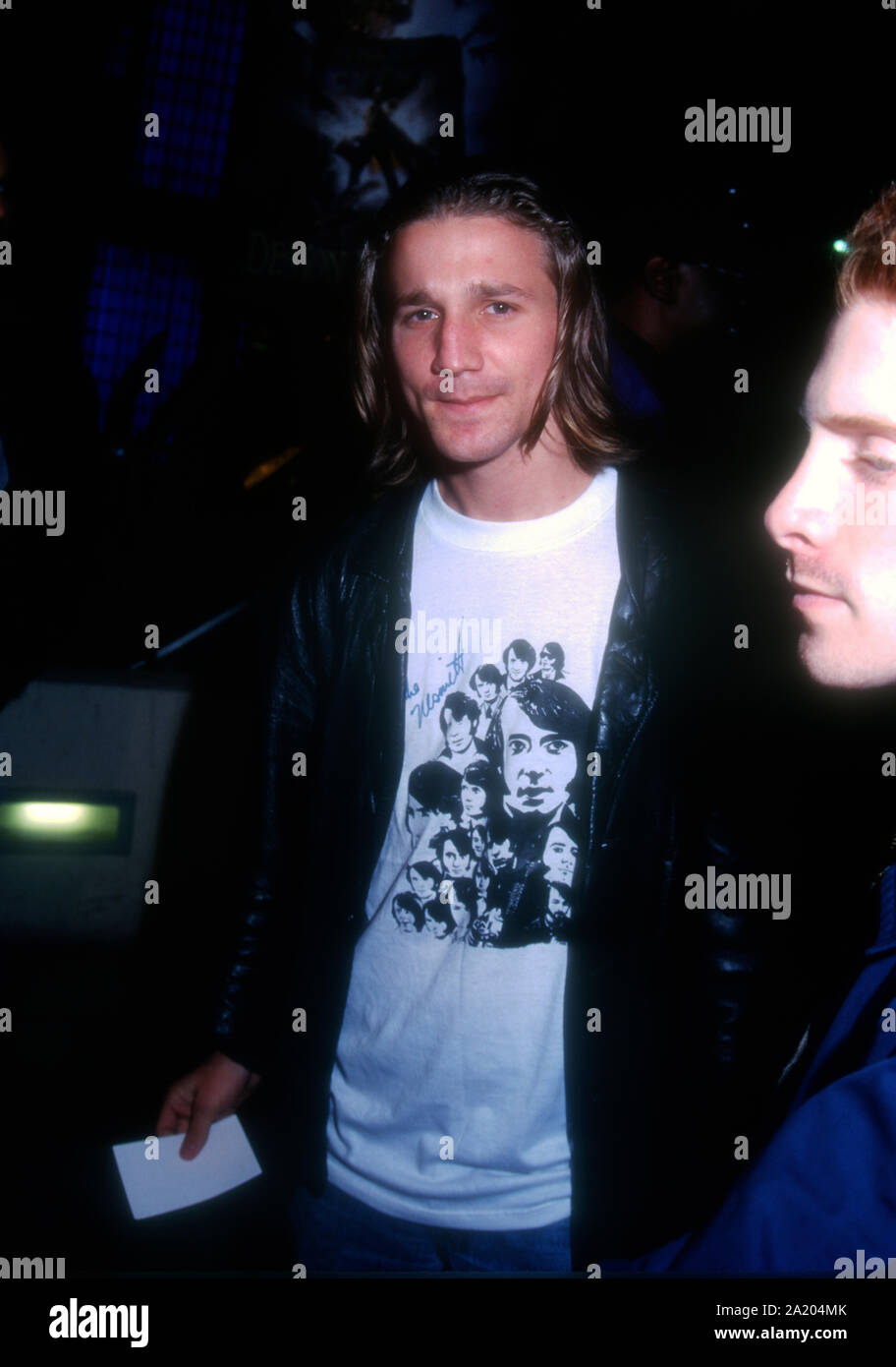 Hollywood, California, USA 11th January 1995 Actor Breckin Meyer and actor Seth Green attend 'Tales from the Crypt: Demon Knight' Hollywood Premiere on January 11, 1995 at Hollywood Galaxy Theatre in Hollywood, California, USA. Photo by Barry King/Alamy Stock Photo Stock Photo