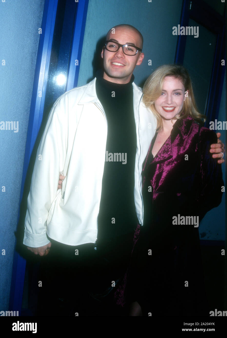 Hollywood, California, USA 11th January 1995 Actor Billy Zane and wife actress Lisa Collins attend 'Tales from the Crypt: Demon Knight' Hollywood Premiere on January 11, 1995 at Hollywood Galaxy Theatre in Hollywood, California, USA. Photo by Barry King/Alamy Stock Photo Stock Photo