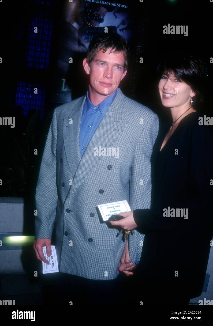 Hollywood, California, USA 11th January 1995 Actor Thomas Haden Church and date attend 'Tales from the Crypt: Demon Knight' Hollywood Premiere on January 11, 1995 at Hollywood Galaxy Theatre in Hollywood, California, USA. Photo by Barry King/Alamy Stock Photo Stock Photo