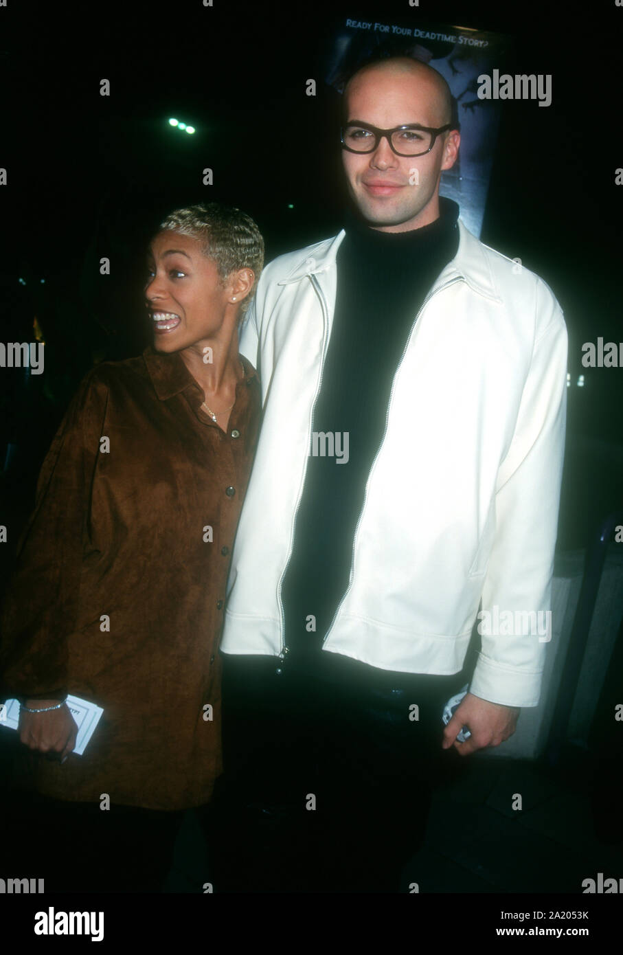 Hollywood, California, USA 11th January 1995 Actress Jada Pinkett and actor Billy Zane attend 'Tales from the Crypt: Demon Knight' Hollywood Premiere on January 11, 1995 at Hollywood Galaxy Theatre in Hollywood, California, USA. Photo by Barry King/Alamy Stock Photo Stock Photo