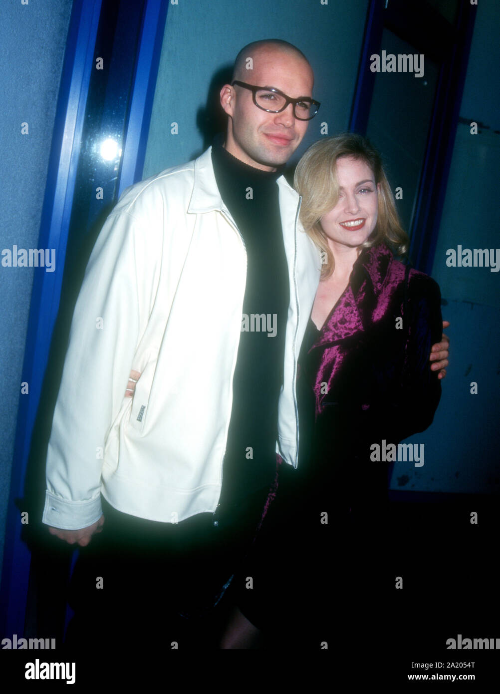 Hollywood, California, USA 11th January 1995 Actor Billy Zane and wife actress Lisa Collins attend 'Tales from the Crypt: Demon Knight' Hollywood Premiere on January 11, 1995 at Hollywood Galaxy Theatre in Hollywood, California, USA. Photo by Barry King/Alamy Stock Photo Stock Photo