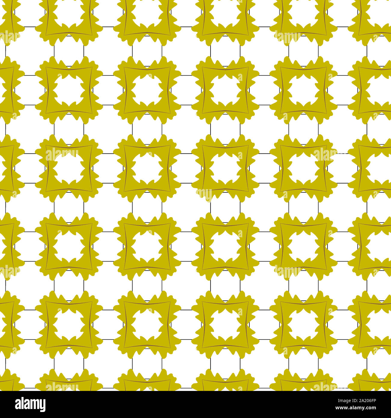 Simple seamless abstract pattern on a white background. Stock Photo