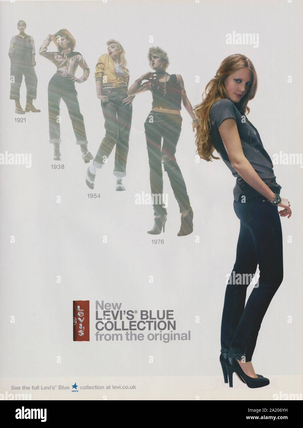 Levi's 80-90s advertising poster 1980's Levi's Jeans for Girls