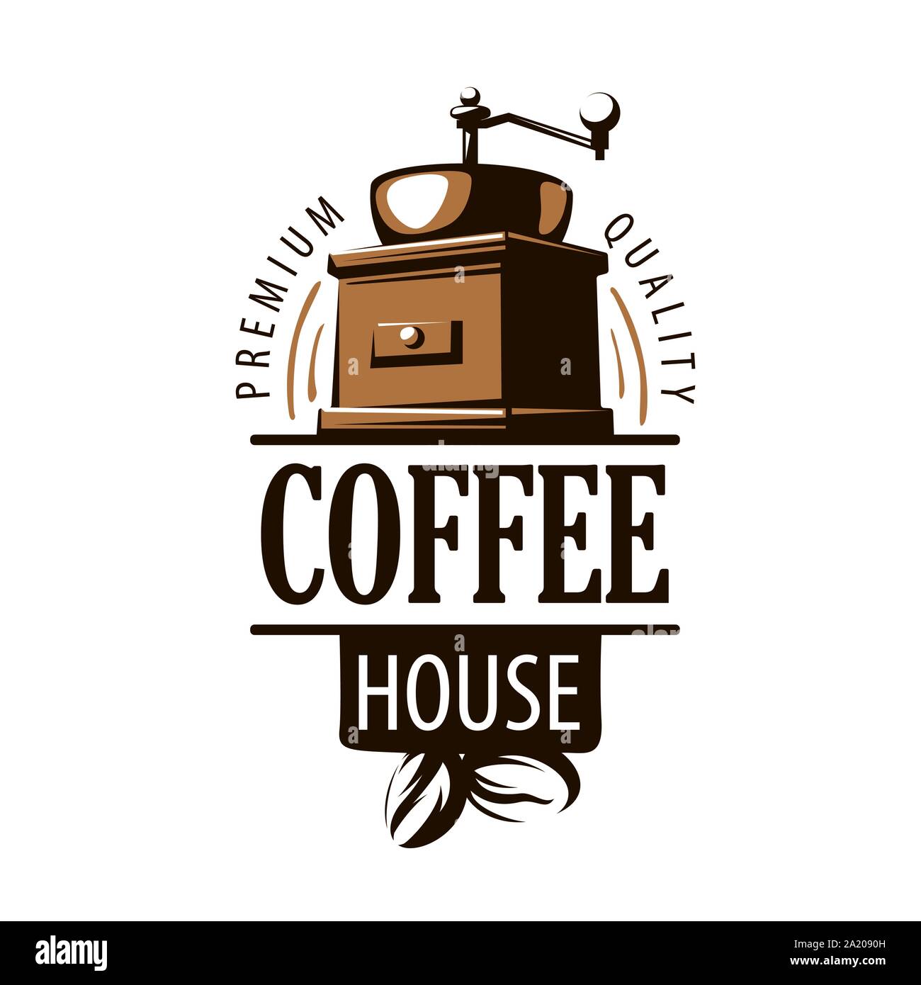 Coffee logo. Vector illustration on white background Stock Vector Image ...