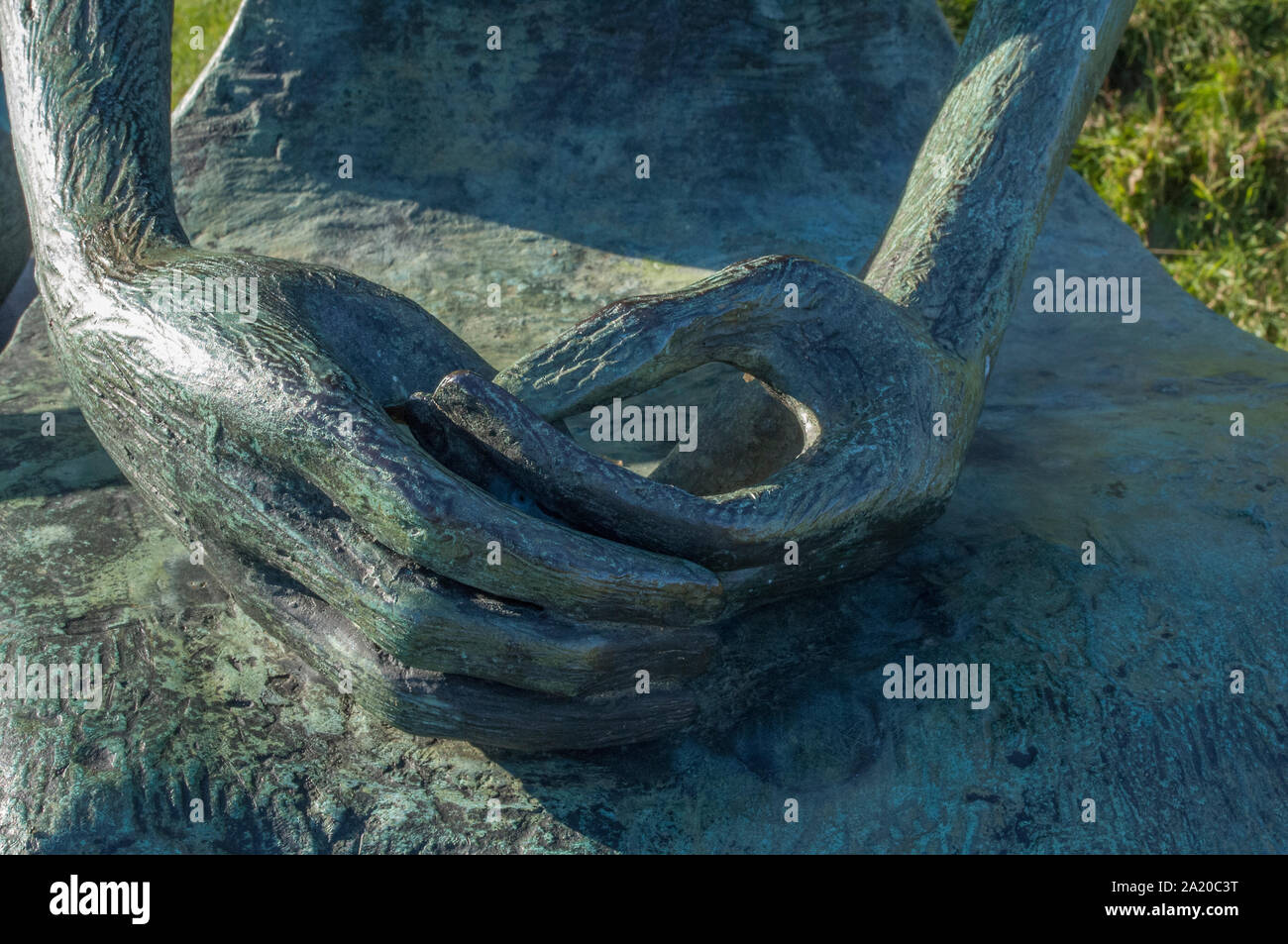 The King and Queen, statue details, Glenkiln Statues, Glenkiln