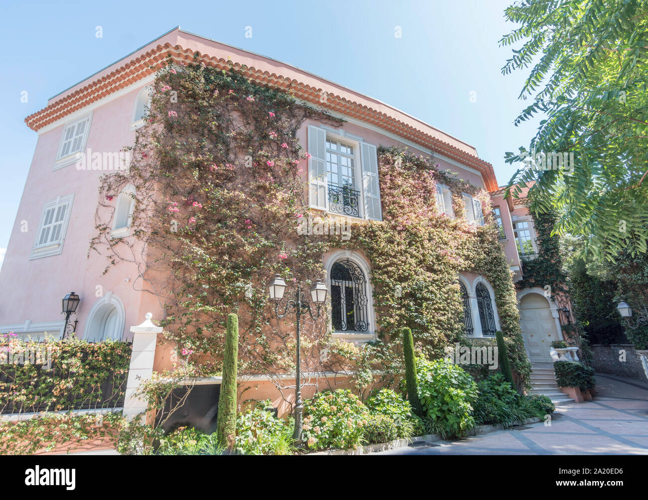 The house once owned by David Niven at Saint Jean Cap Ferrat, France, Europe Stock Photo