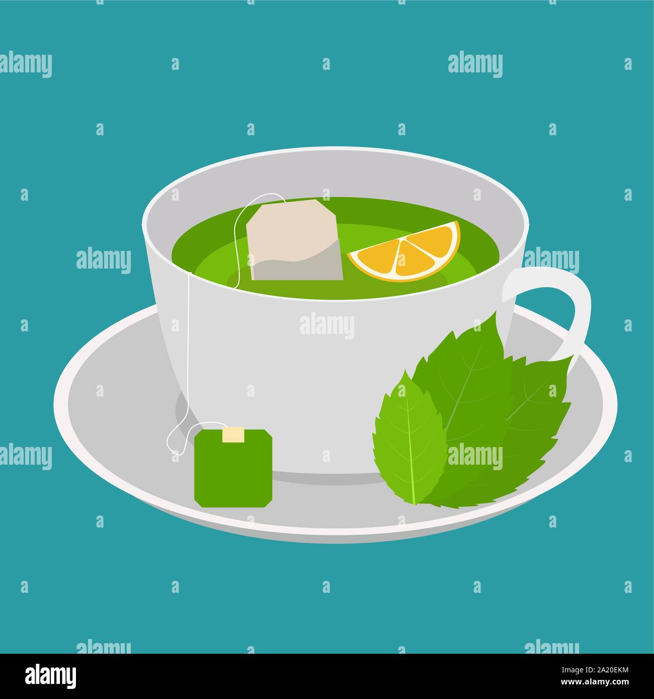 Hot mint Stock Vector Images - Alamy