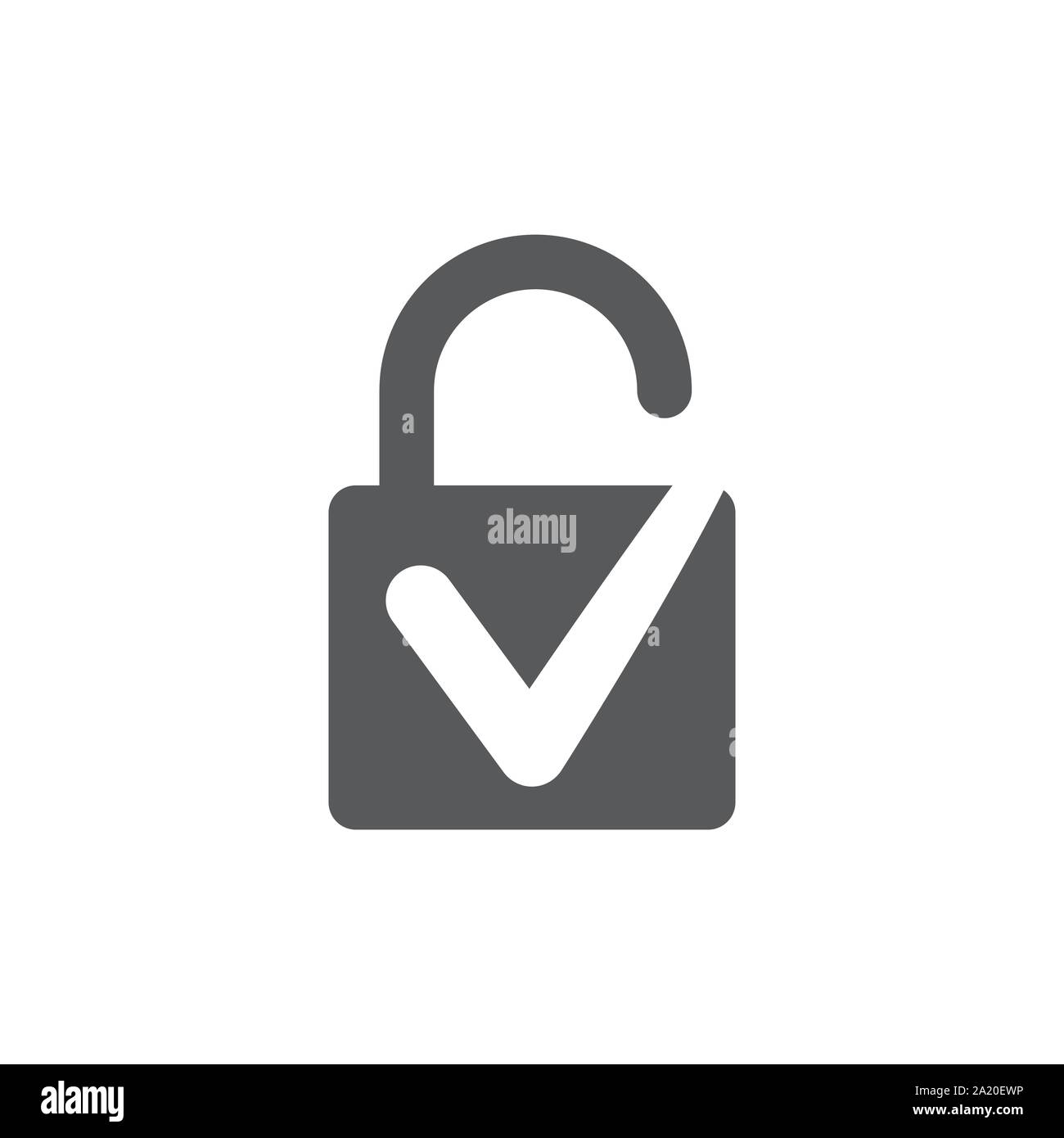 Access icon on white background Stock Vector Image & Art - Alamy