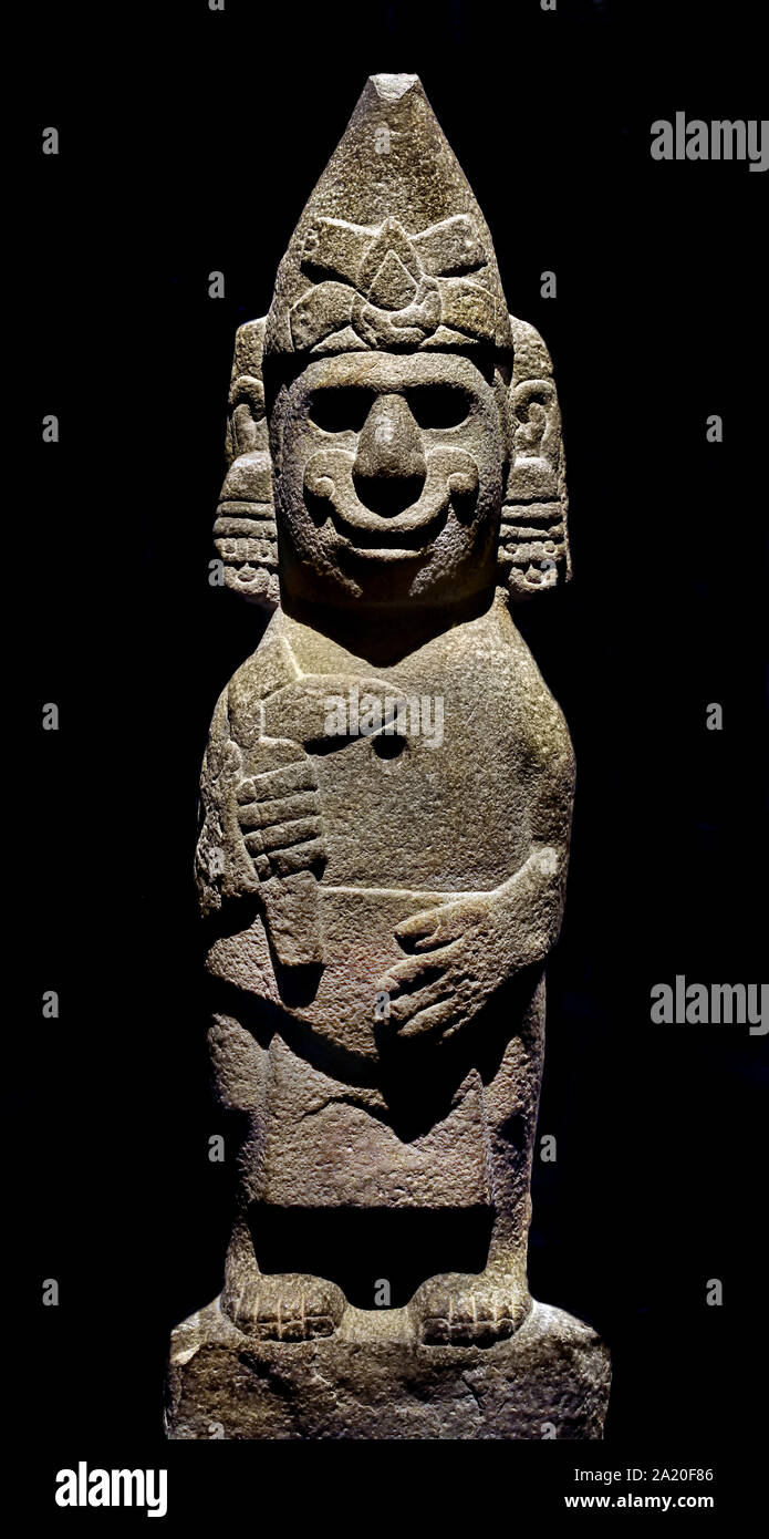 The Huastec civilization (Huaxtec - Wastek) 900 AD -1519 AD pre-Columbian civilization of Mesoamerica,  Gulf coast of Mexico, Stock Photo