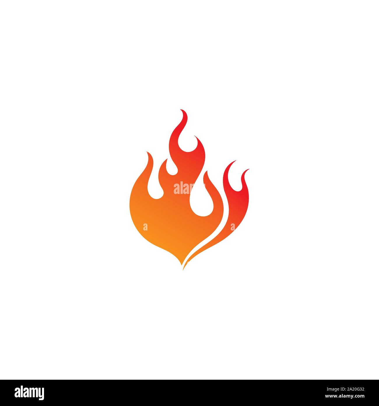 Fire flame vector illustration design template Stock Vector Image & Art ...
