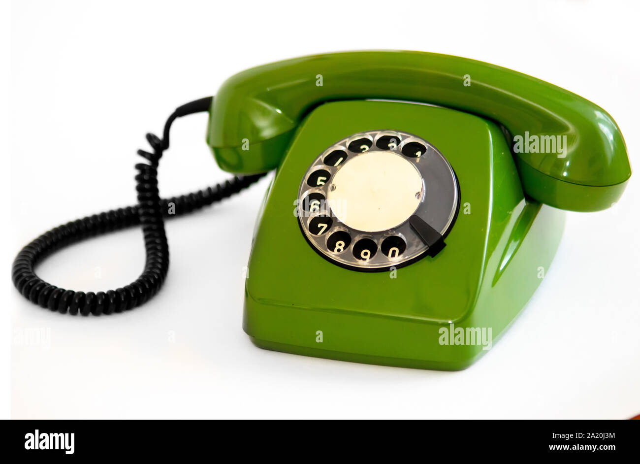 Old fashioned phone green hires stock photography and images Alamy