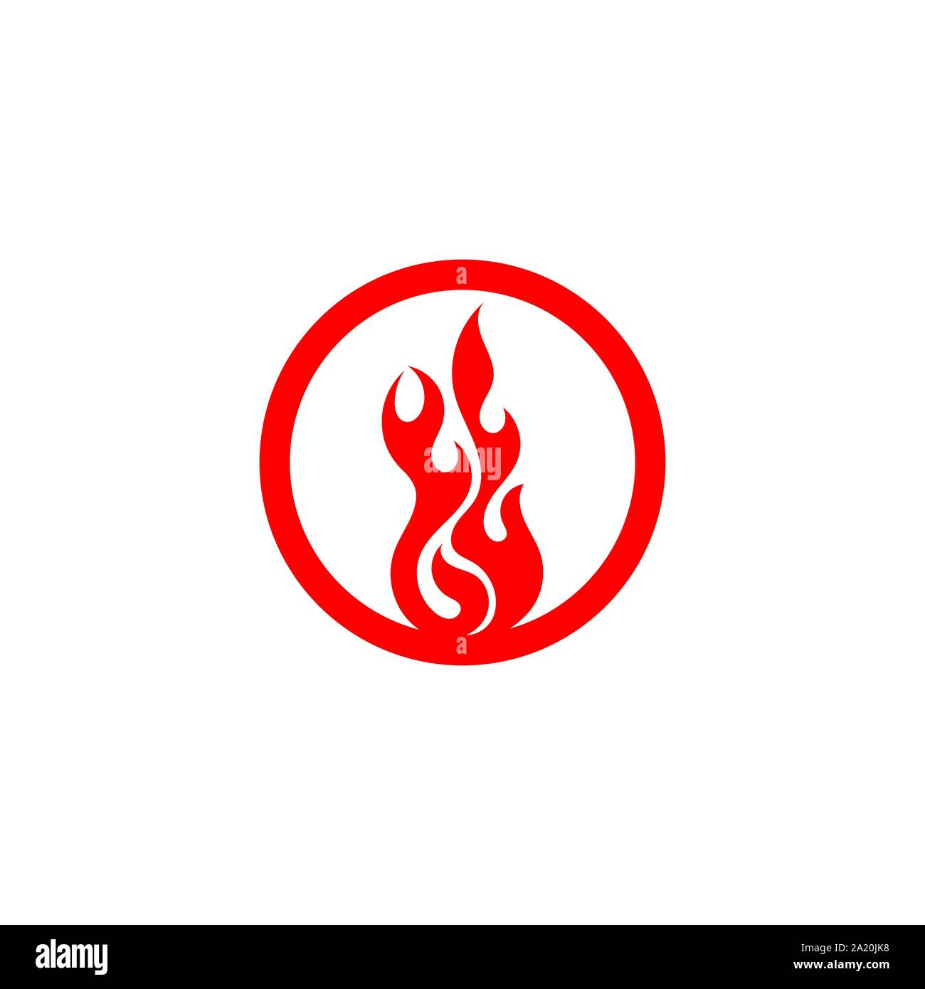 Fire flame vector illustration design template Stock Vector Image & Art ...