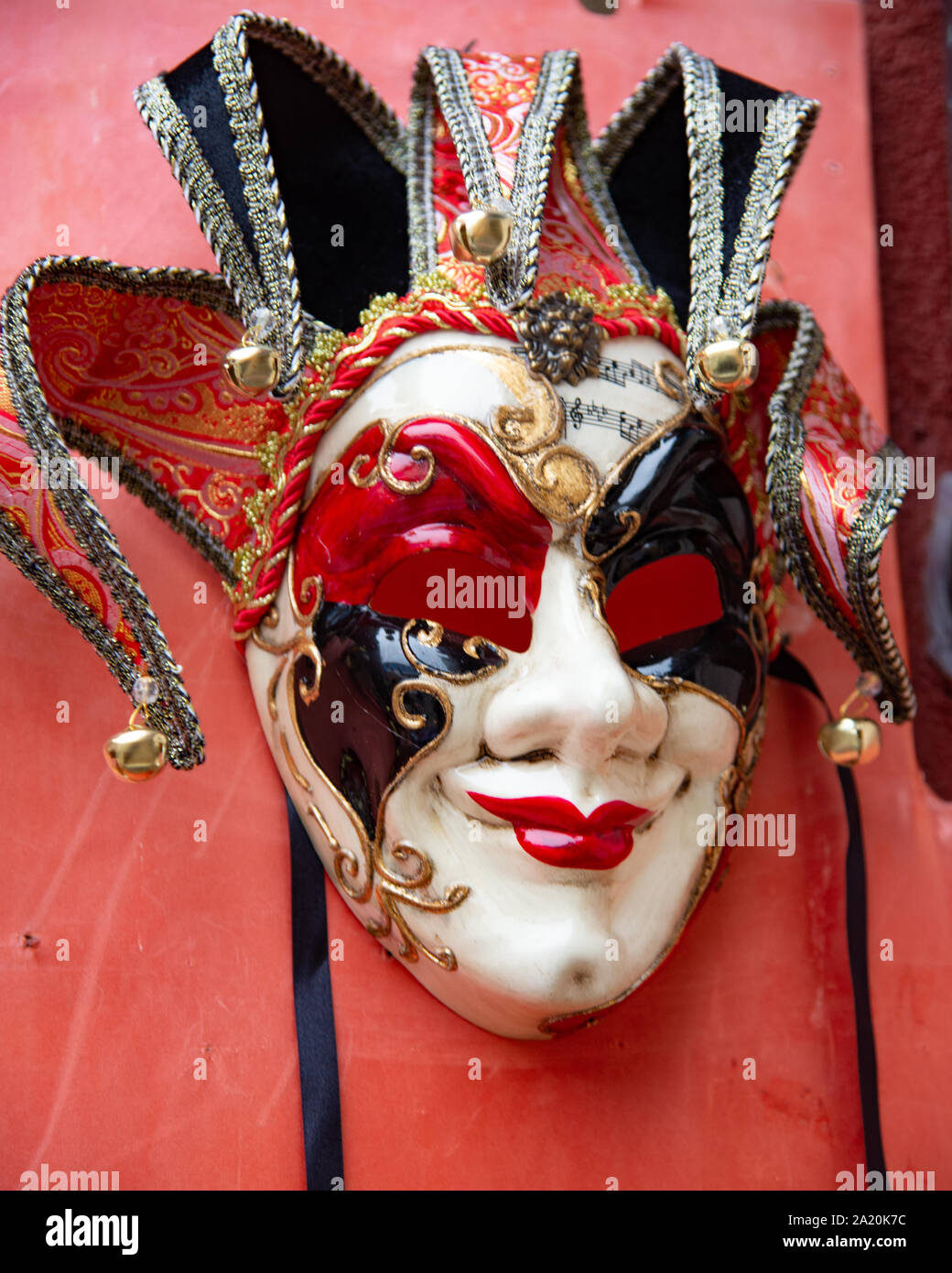 Typical Venetian Carnival Masks Vintage Halloween Party Venice Carnival Mask For Masked Parties Cosplay Valentine S Day Stock Photo Alamy