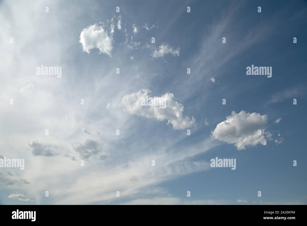 Clouds in blus ksy Stock Photo