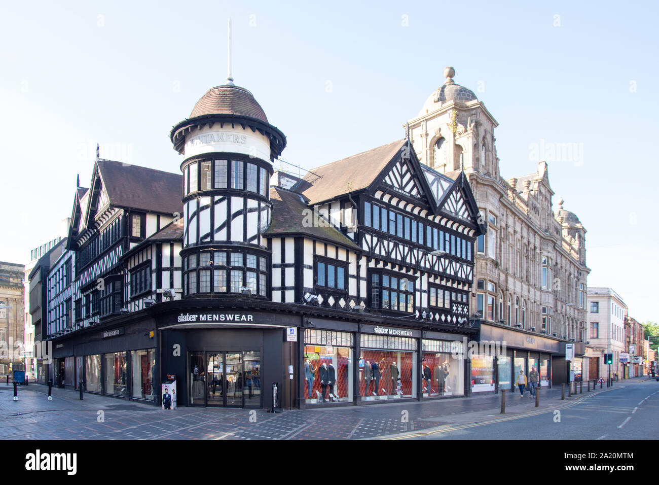 Timber-framed buildings, Deansgate, Bolton, Greater Manchester, England, United Kingdom Stock Photo