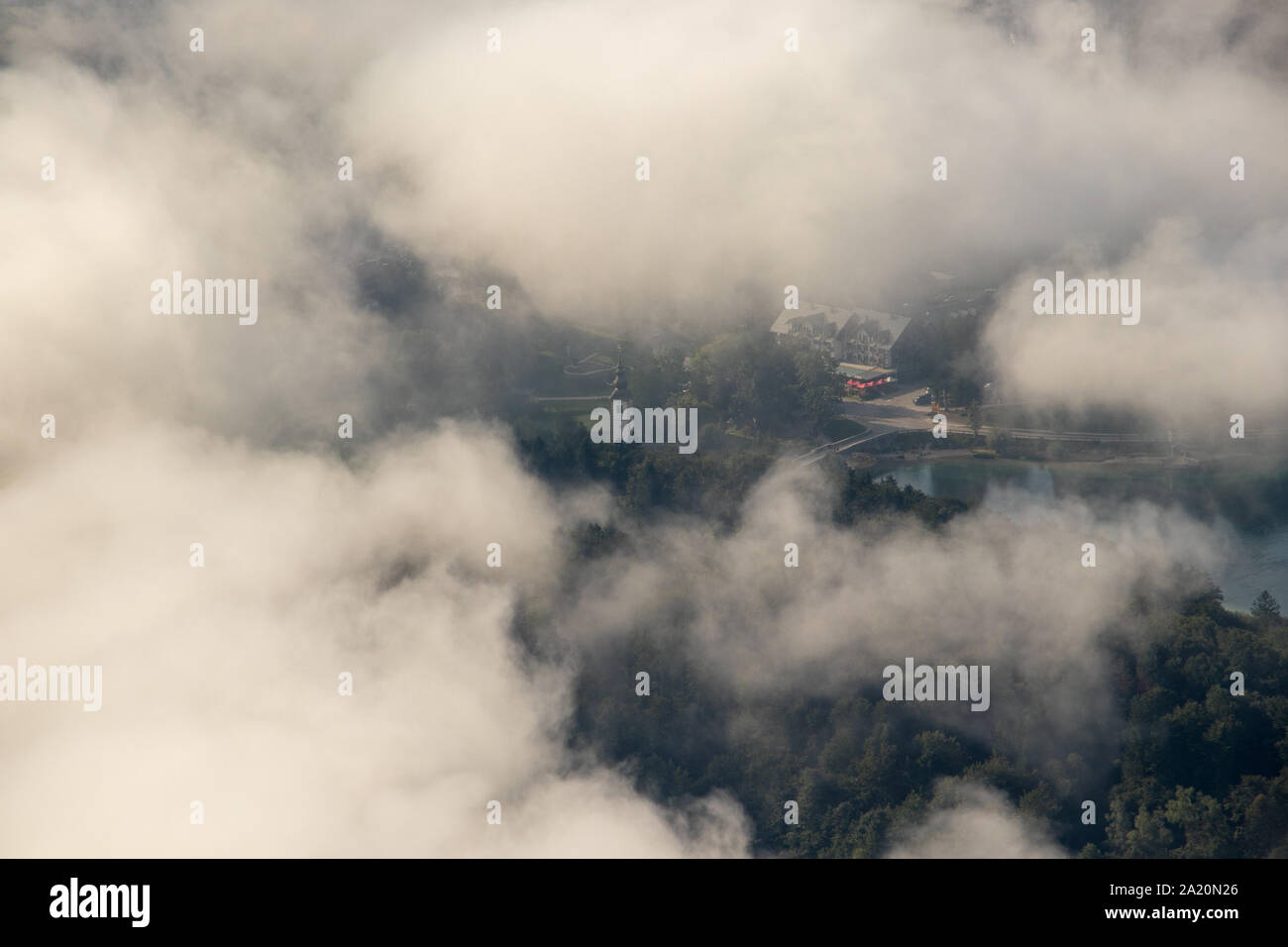 Fog covered terrain hi-res stock photography and images - Alamy