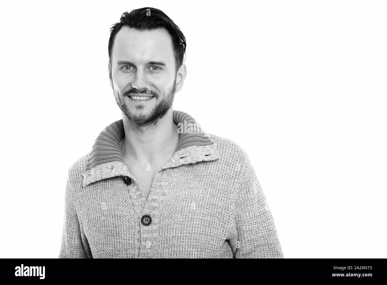 Studio Shot Of Happy Young Man Smiling Stock Photo Alamy studio-shot-of-happy-young-man-smiling-stock-photo-alamy