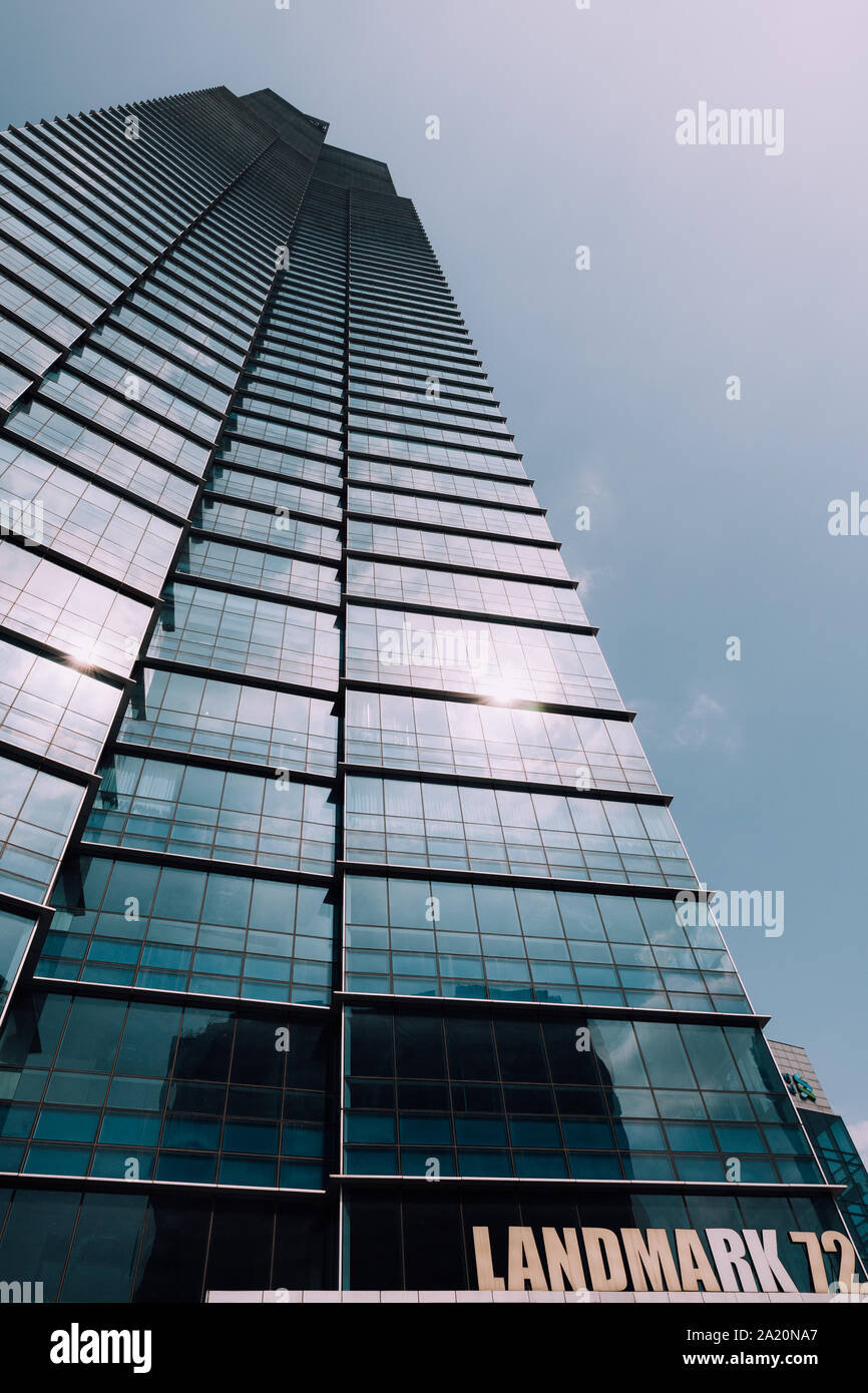 Hanoi, Vietnam - October 14, 2018: A view of the Landmark 72 Tower, one of the highst skyscrapers in Hanoi on October 14, 2018 in Hanoi, Vietnam Stock Photo