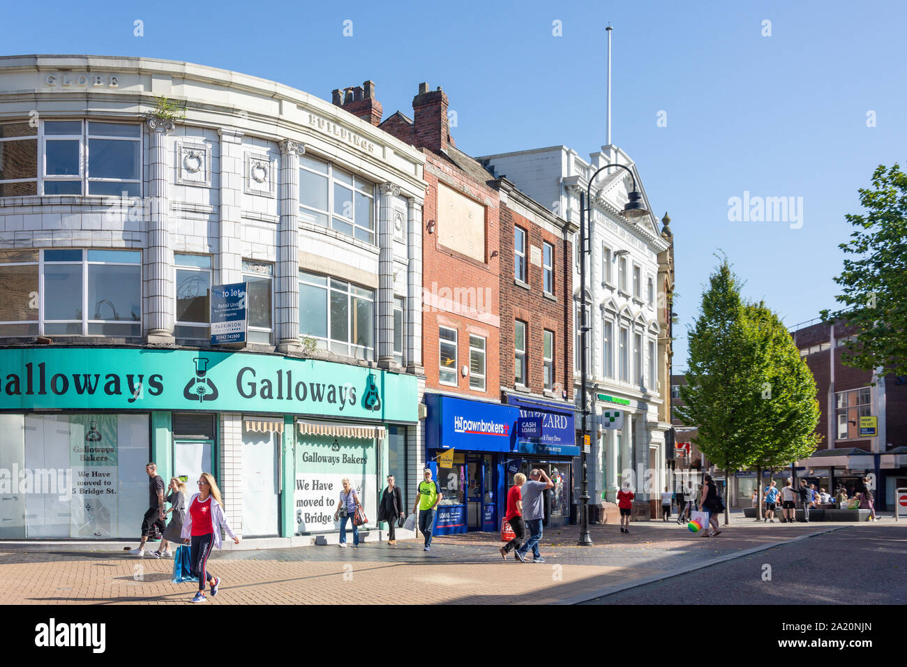 Ormskirk Street, St Helens, Merseyside, England, United Kingdom Stock Photo