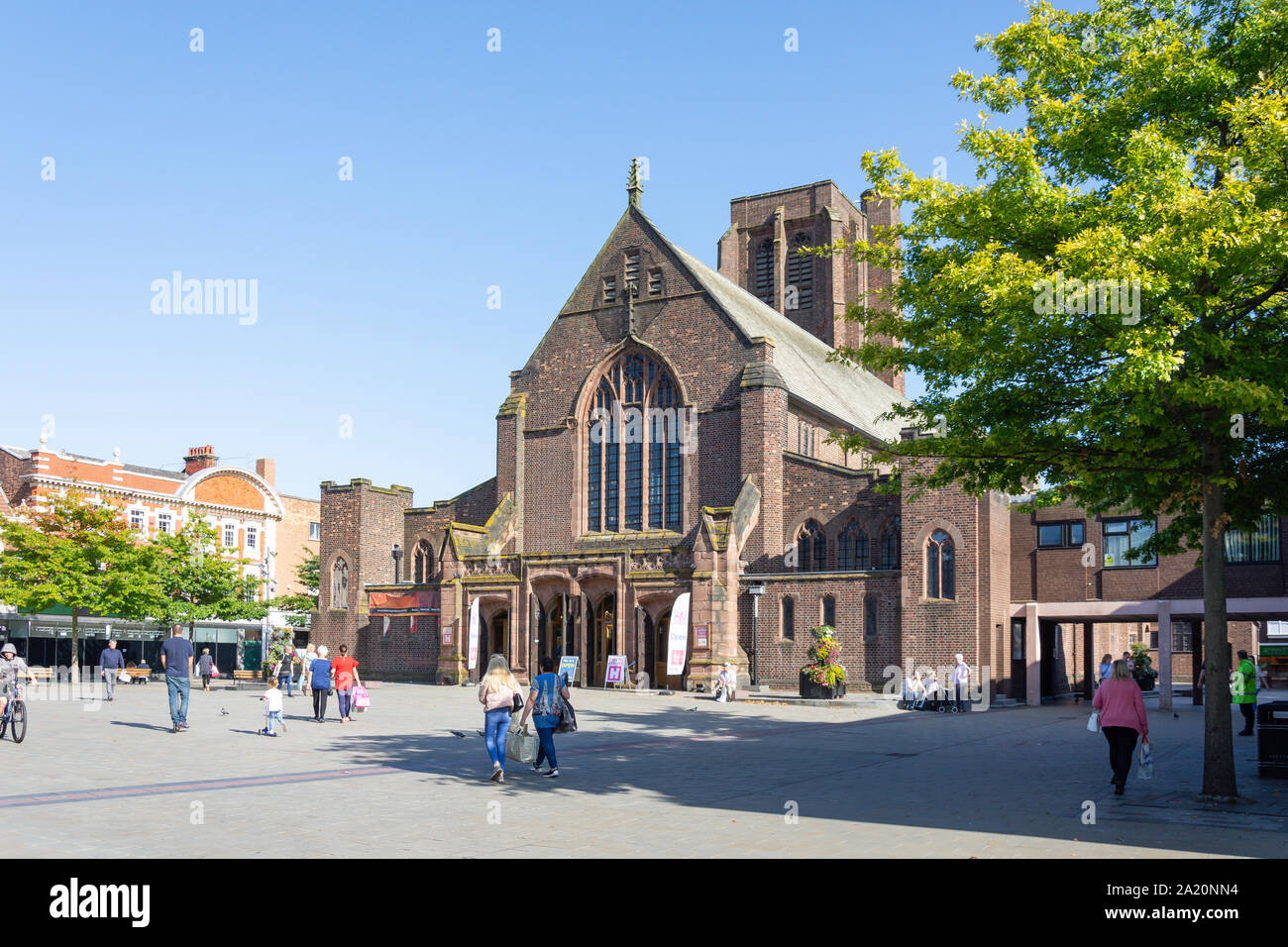 St Helens Parish Church, Church Square, St Helens, Merseyside, England, United Kingdom Stock Photo
