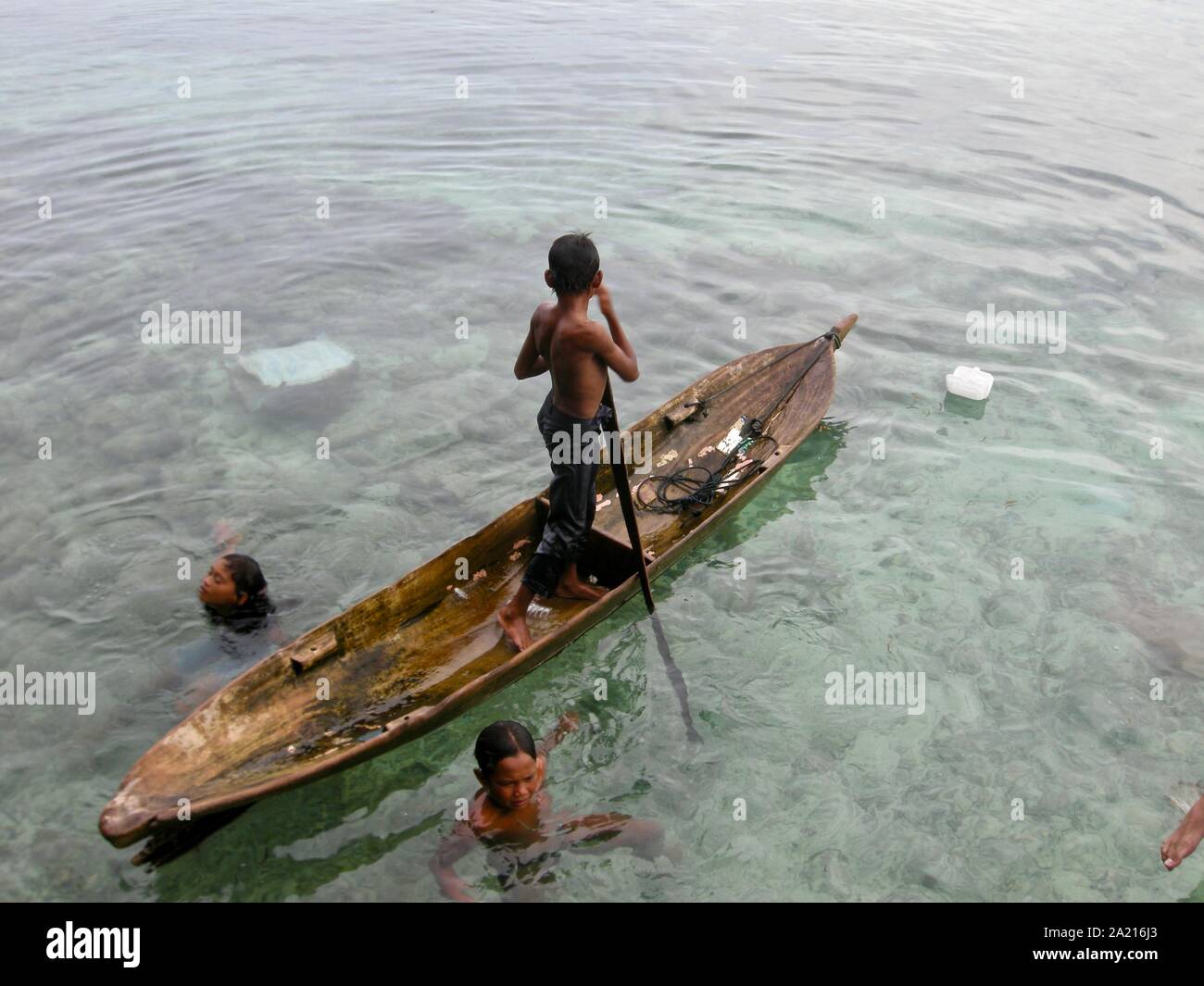 Bajau Laut Tribe Stock Photo
