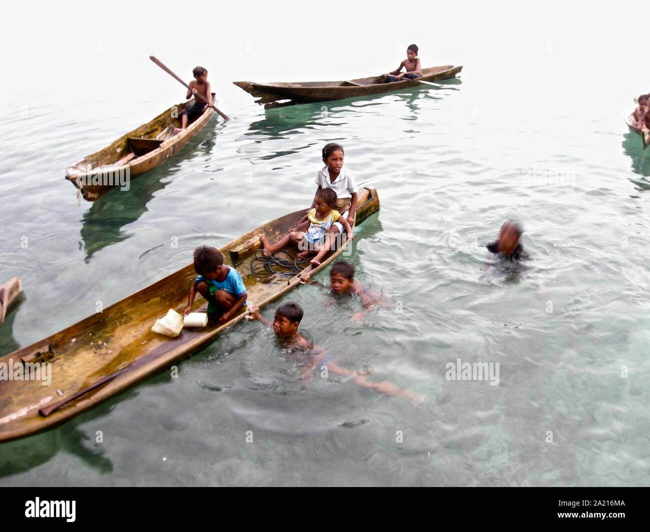 Bajau Laut Tribe Stock Photo