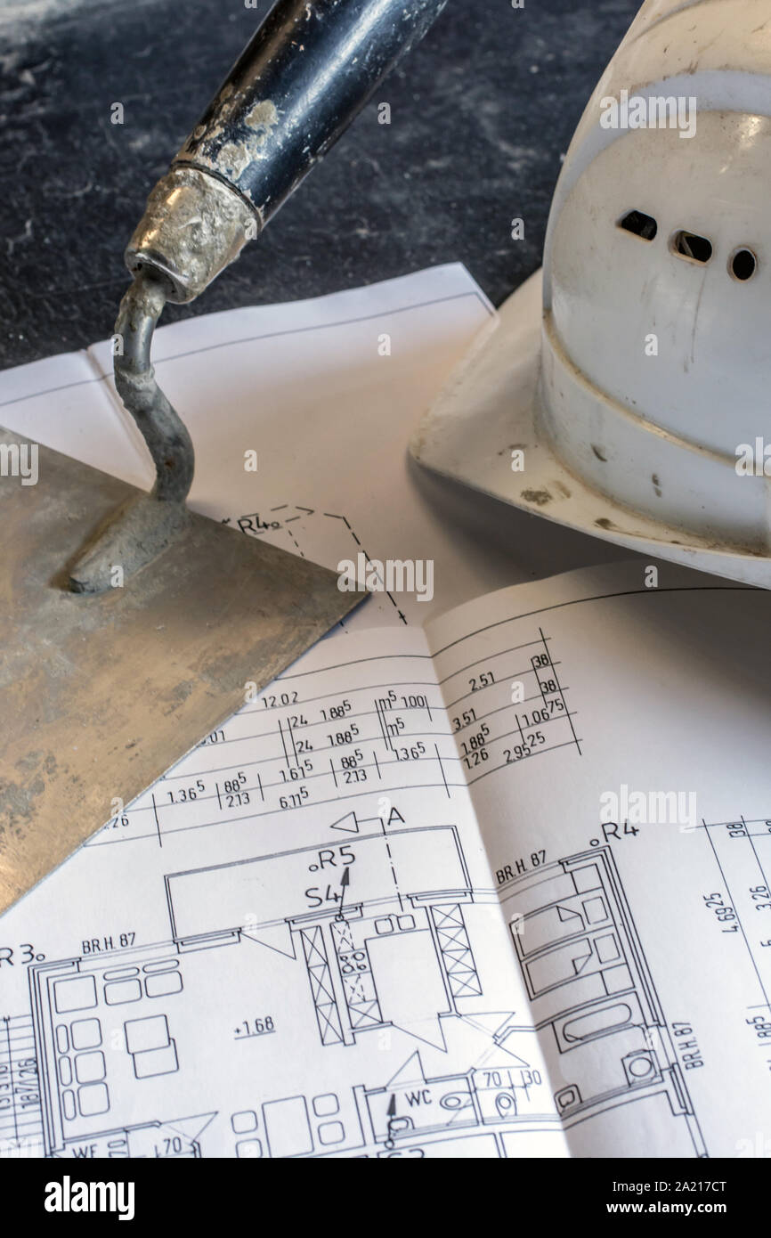 Details of a construction site Stock Photo