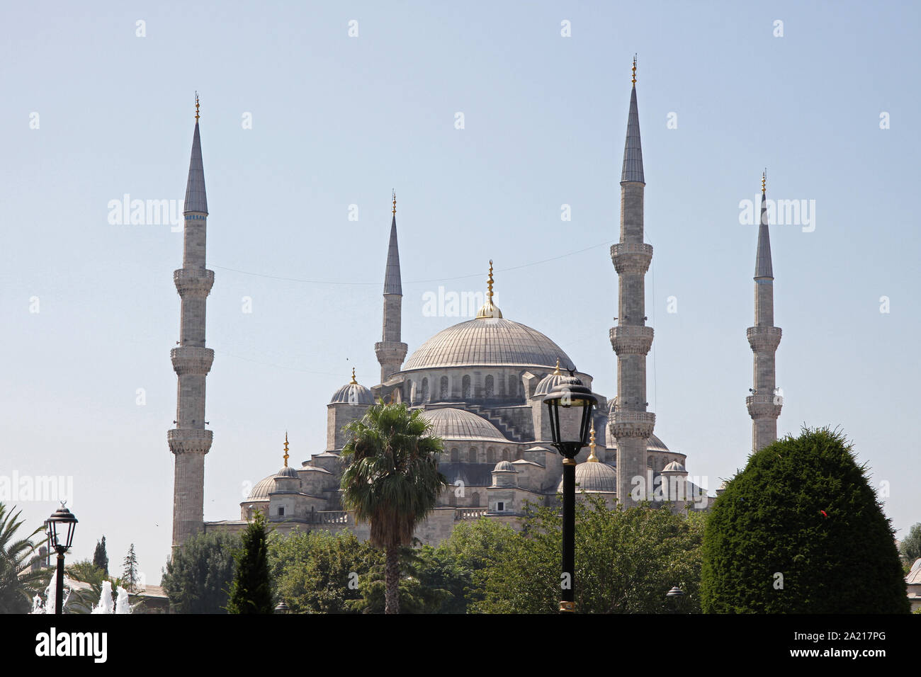 The Sultan Ahmed Mosque AKA Blue Mosque, Fatih, Istanbul, Turkey. Stock Photo