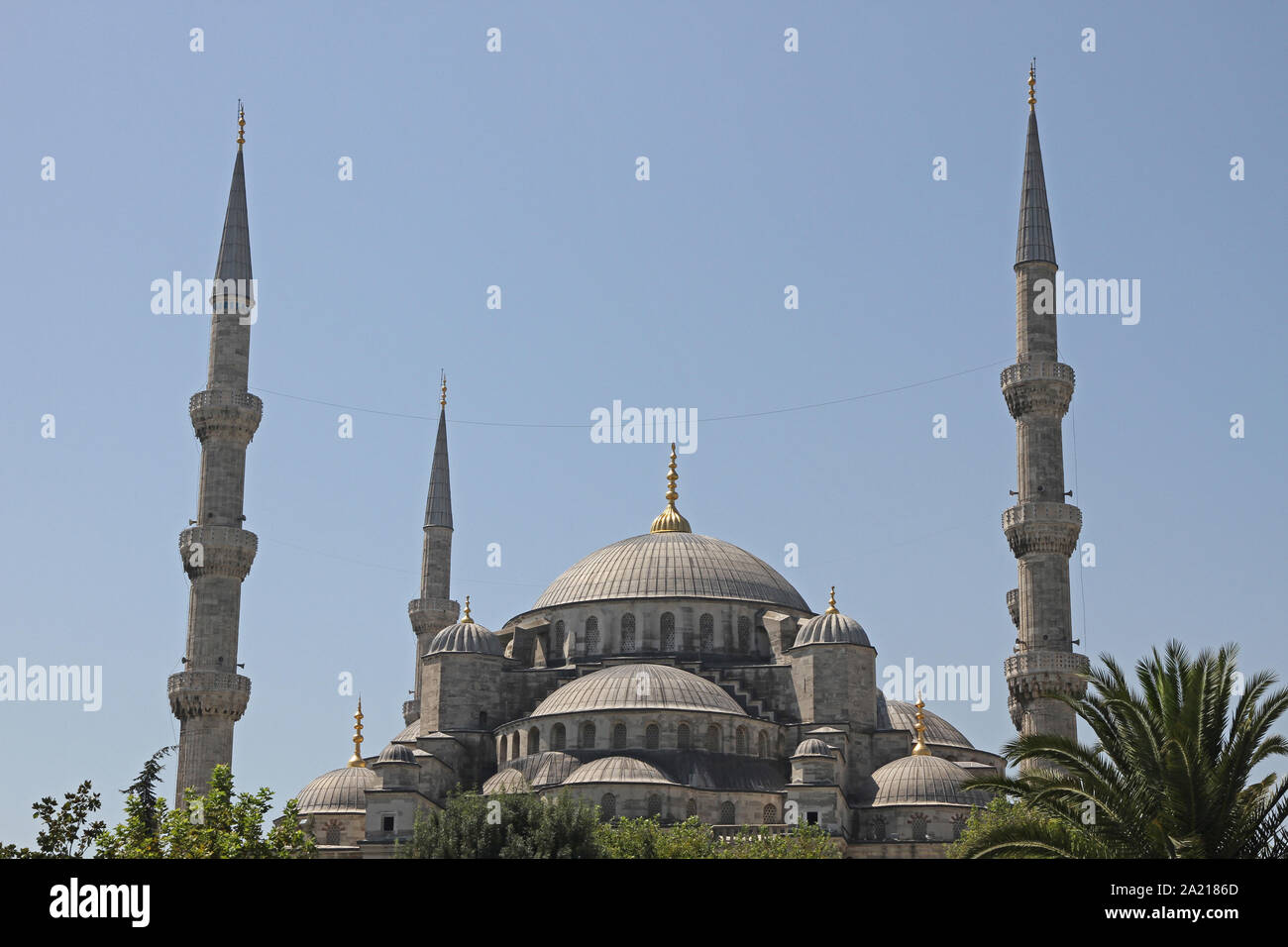 The Sultan Ahmed Mosque AKA Blue Mosque, Fatih, Istanbul, Turkey. Stock Photo