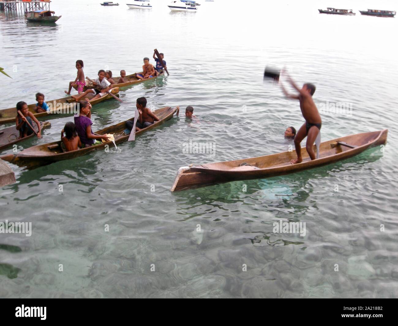 Bajau Laut Tribe Stock Photo