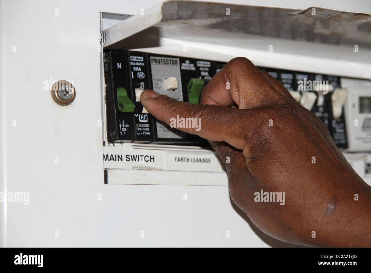 Turning main switch hires stock photography and images Alamy