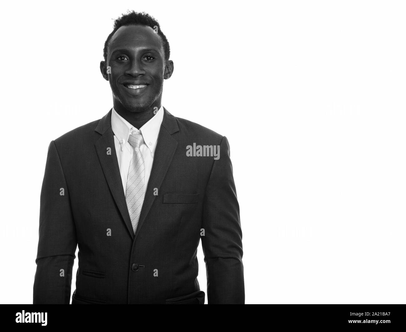 Black man white man business hi-res stock photography and images - Alamy