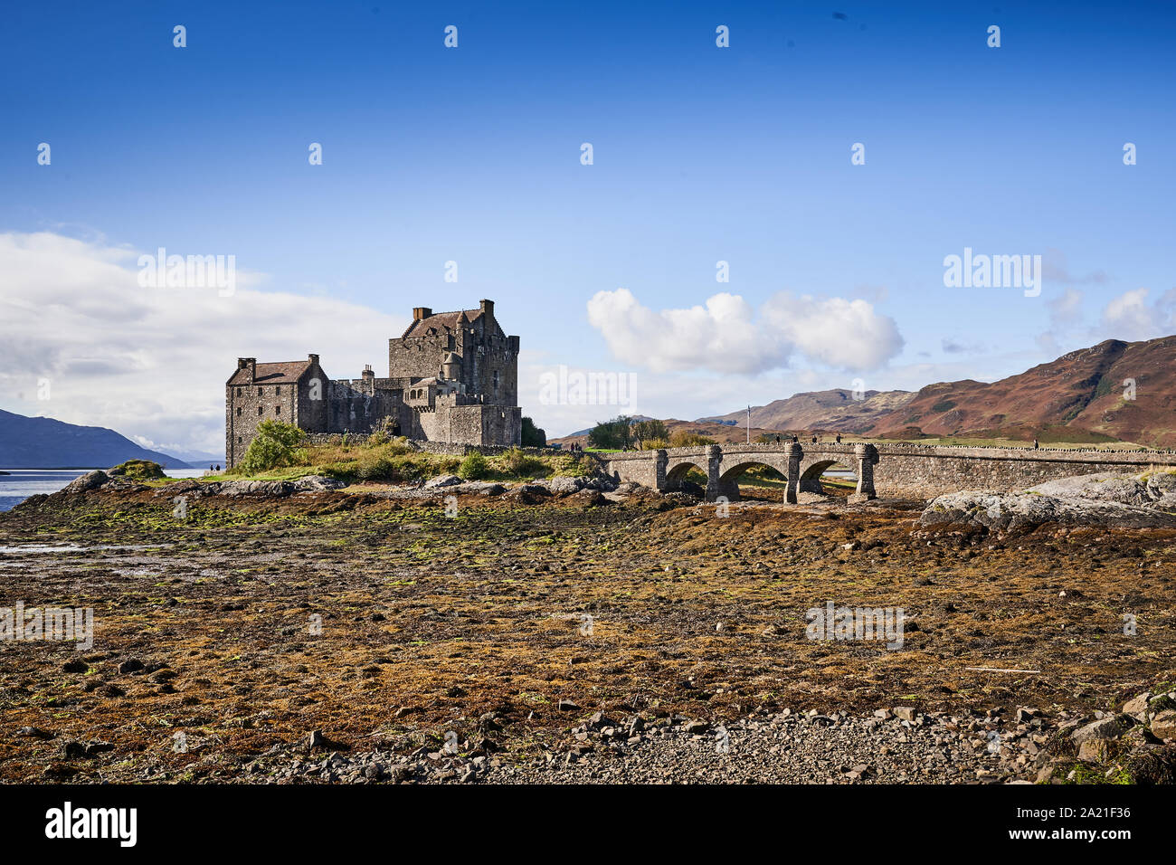 Eilean Donan Castle, Dornie by Kyle of Lochalsh, Scotland Stock Photo