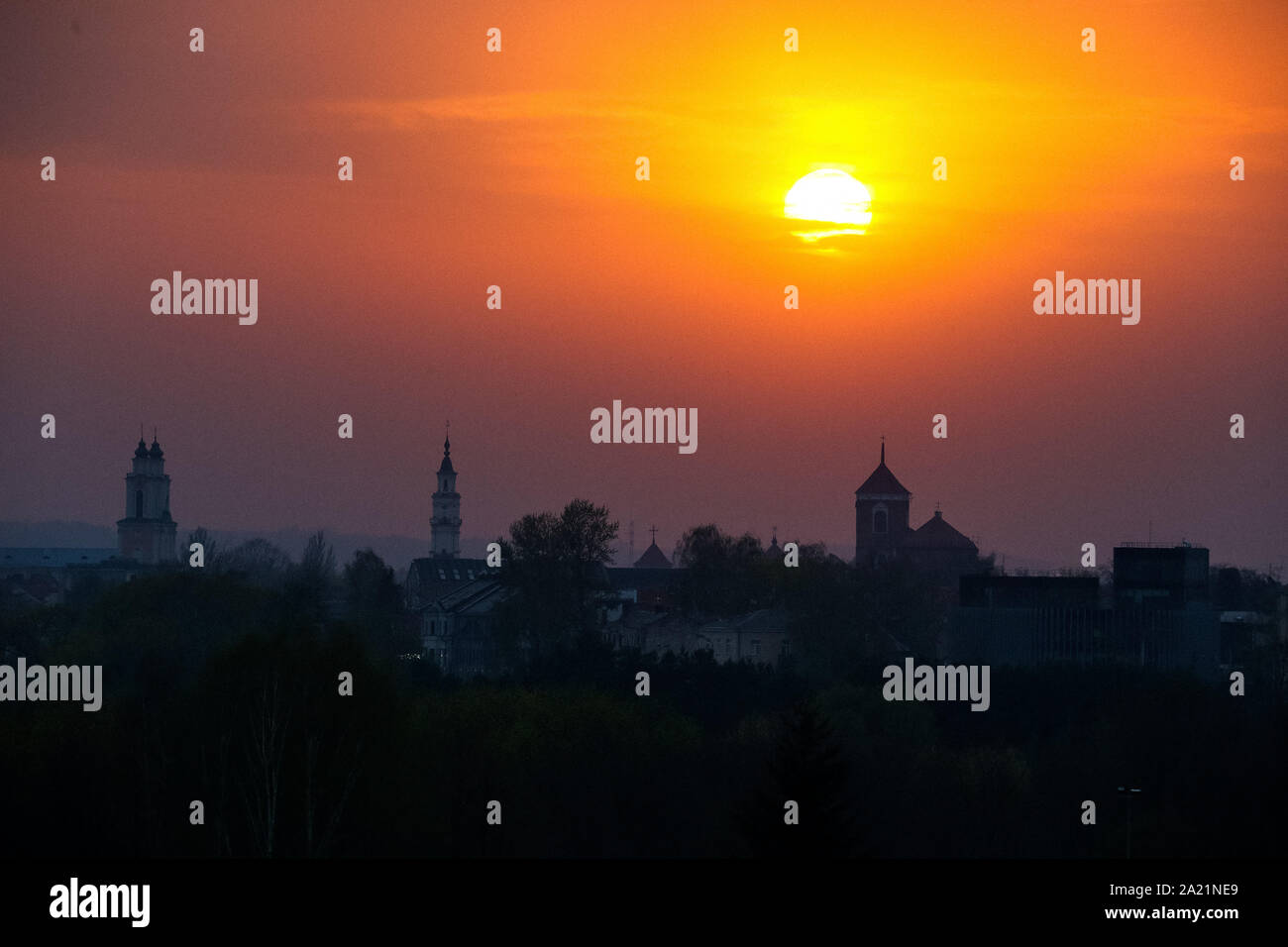 Volodymyr zelensky speech in vilnius lukiskses squere. Nato summit vilnius 2023.07.12 Stock Photo