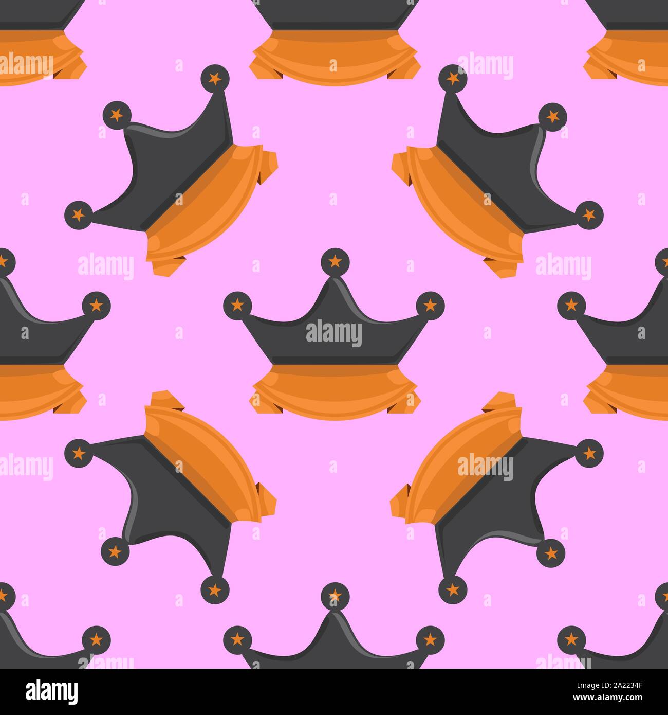 Crown seamless pattern for your design. ector illustration Stock Vector ...
