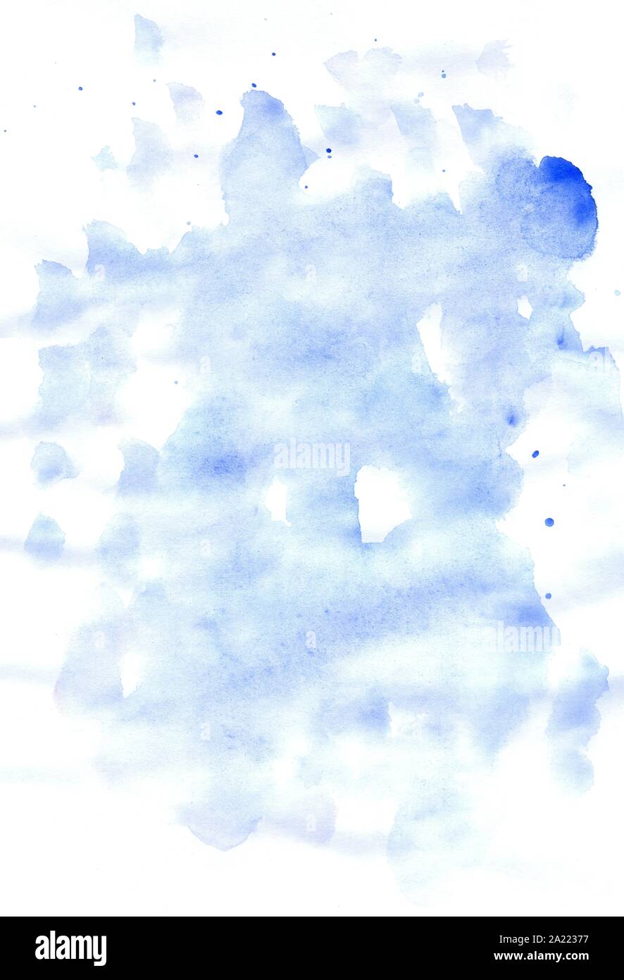 Abstractive blue watercolor texture as grunge background Stock Photo ...