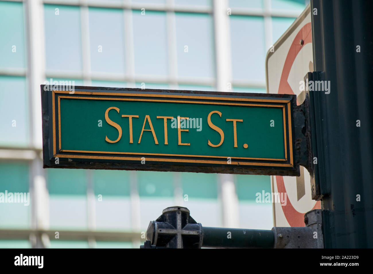 state street green chicago street names nameplates street sign chicago