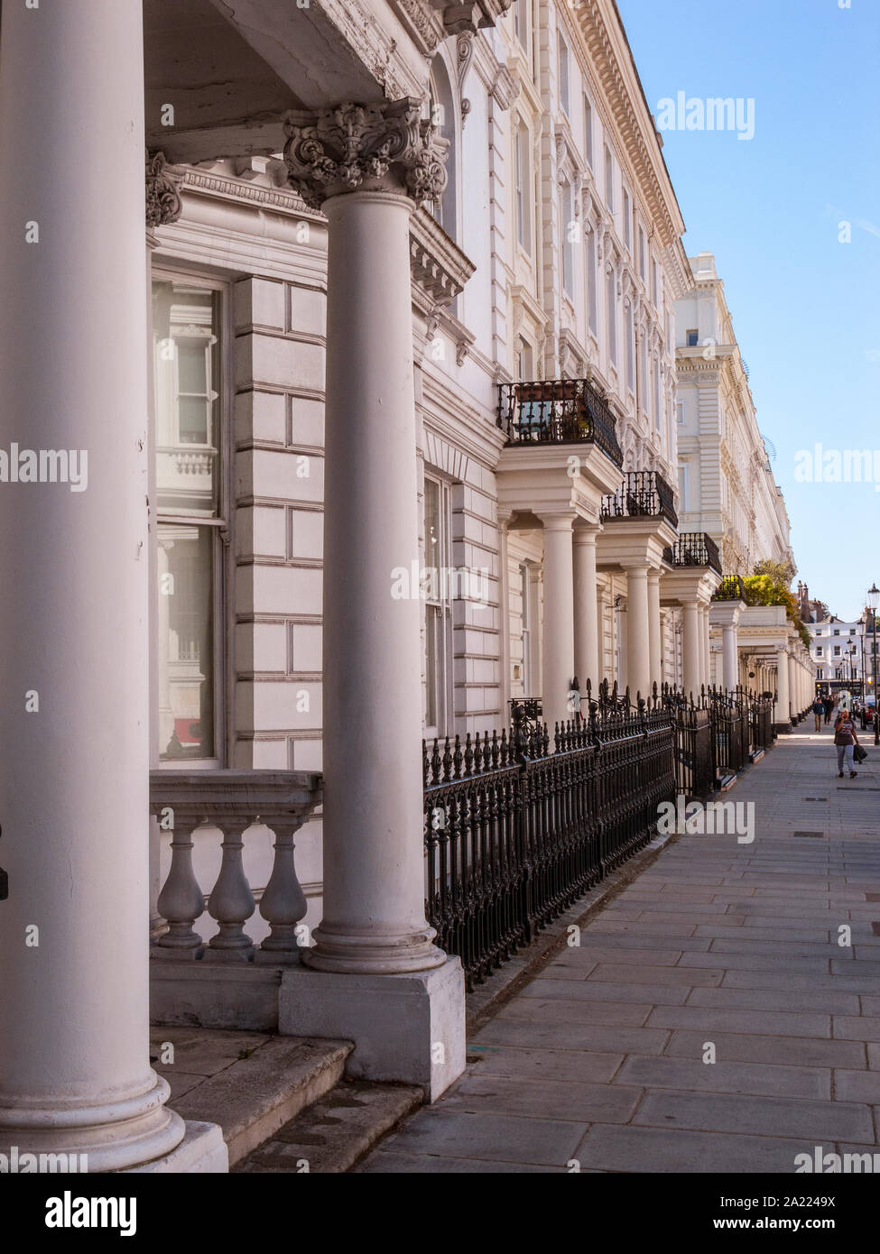 Queen's Gate Terrace, South Kensington, London Stock Photo Alamy