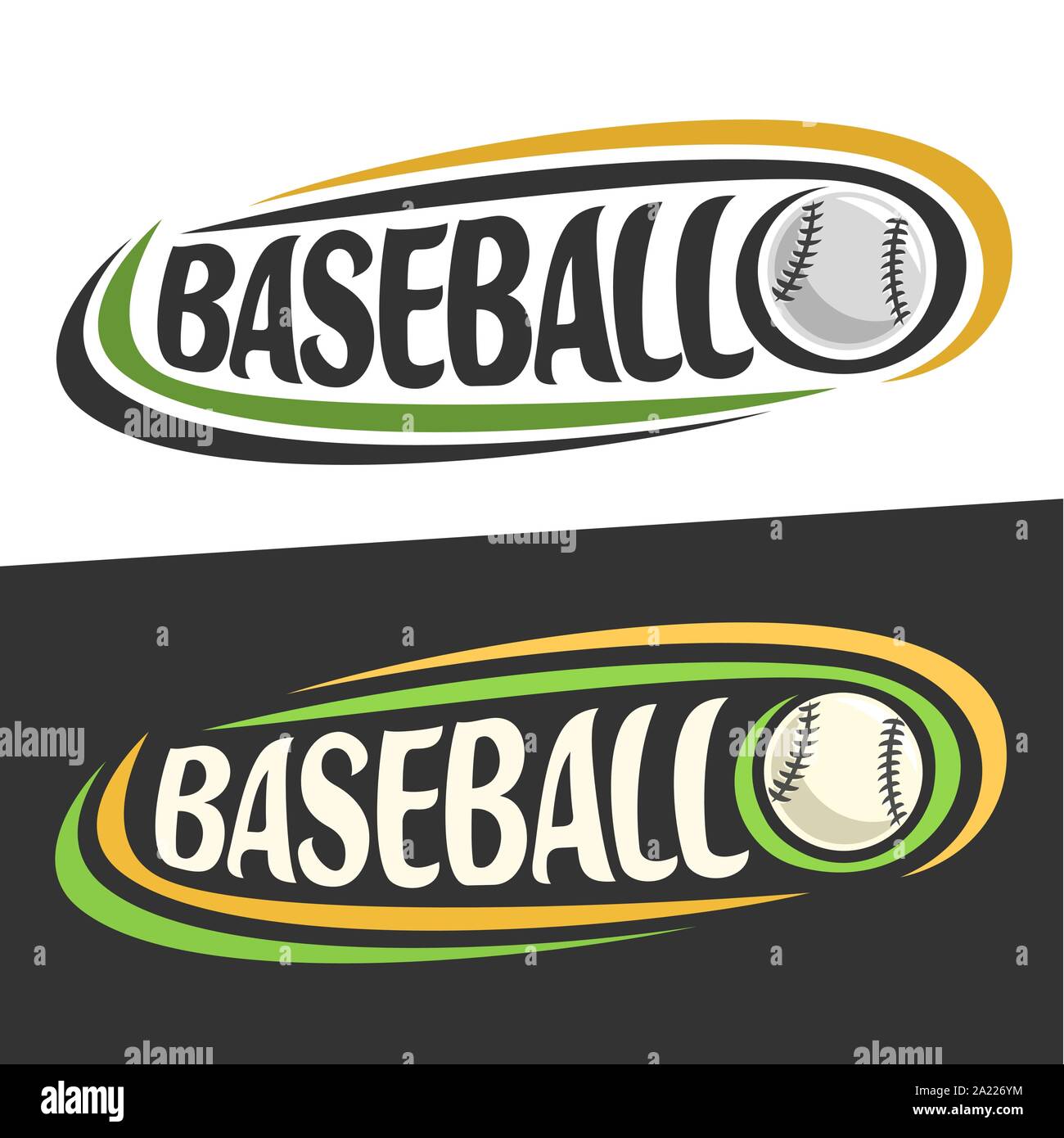 Baseball word Stock Vector Images Alamy