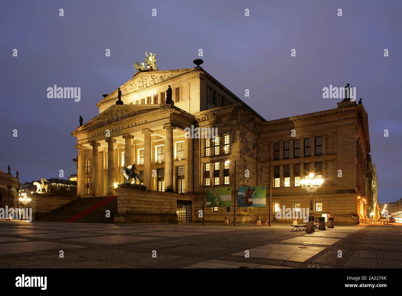 The Konzerthaus Berlin, Gendarmenmarkt, Berlin, Germany. Stock Photo