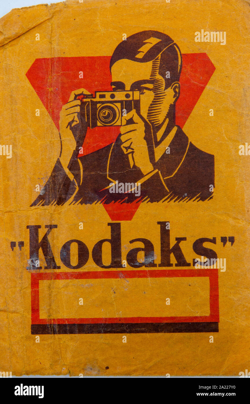 Film wallet Kodak Stock Photo