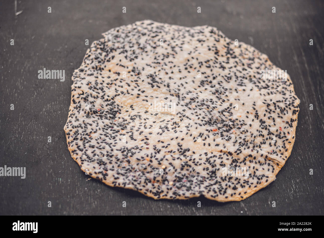 The Vietnamese Sesame Rice Cracker is called Banh Da and is made of