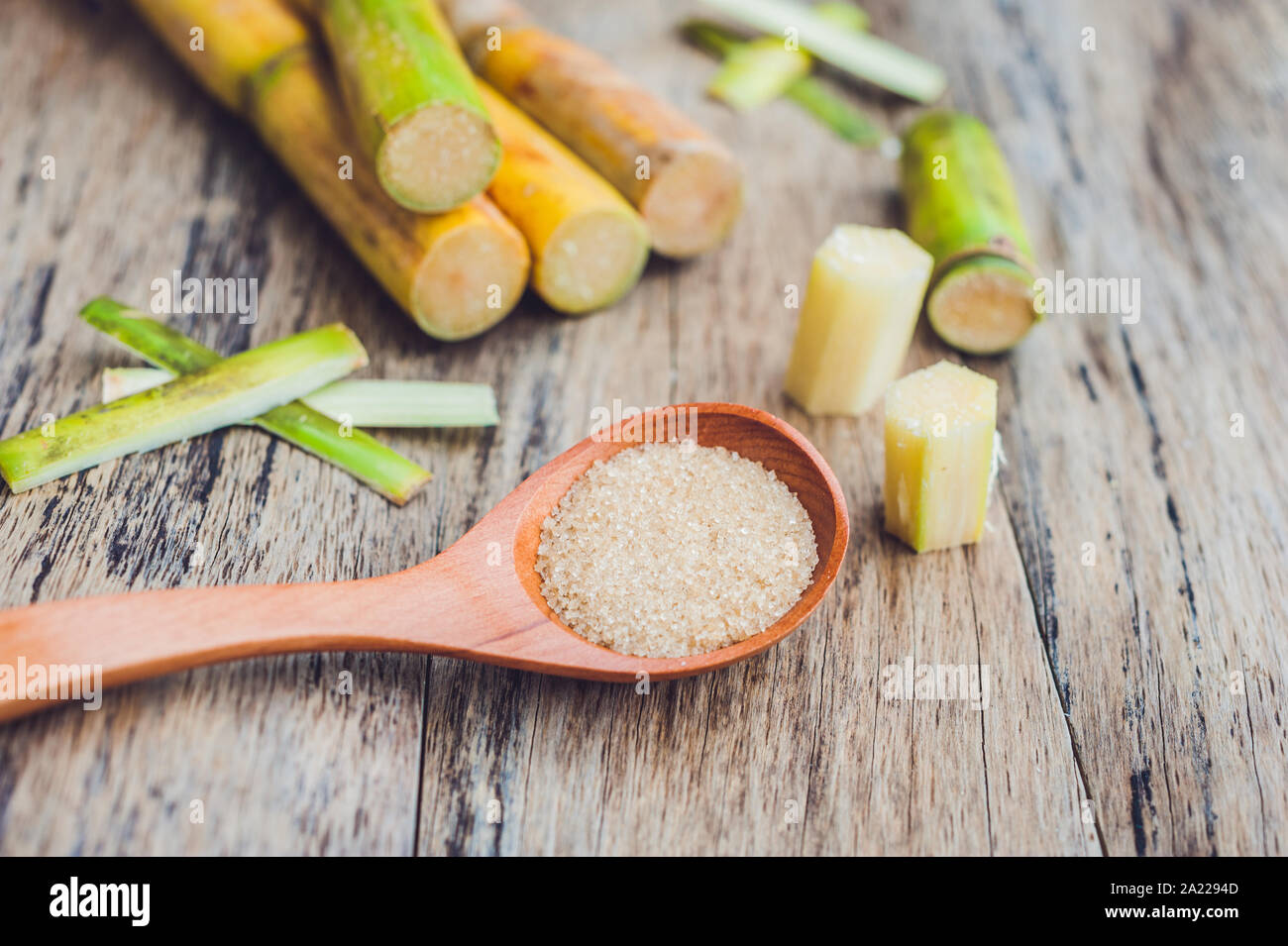 Granulated brown sugar produced from sugar cane. Agriculture Industry ...