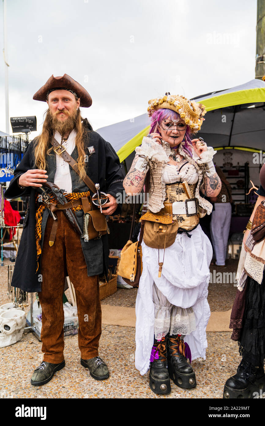 Pirate Day in Hastings, UK. Stock Photo