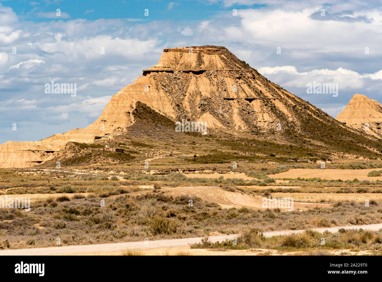 Bardenas Reales Desert, Navarre, Spain Stock Photo