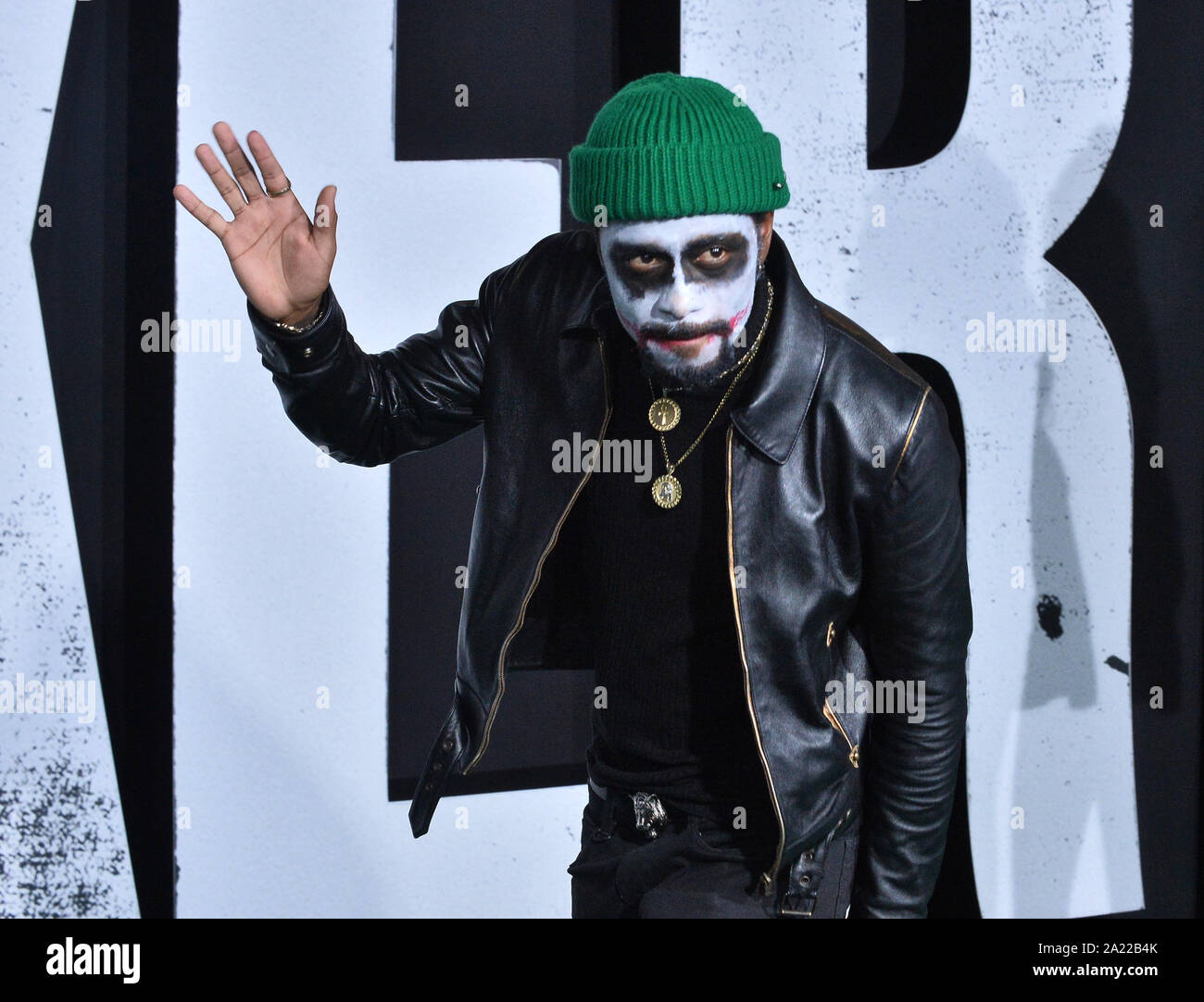 American actor and rapper Lakeith Stanfield attends the premiere of the motion picture thriller 'Joker' at the TCL Chinese Theatre in the Hollywood section of Los Angeles on Saturday, September 28, 2019. Storyline: Joker centers around an origin of the iconic arch nemesis and is an original, standalone story not seen before on the big screen. Todd Phillips' exploration of Arthur Fleck (Joaquin Phoenix), a man disregarded by society, is not only a gritty character study, but also a broader cautionary tale.  Photo by Jim Ruymen/UPI Stock Photo