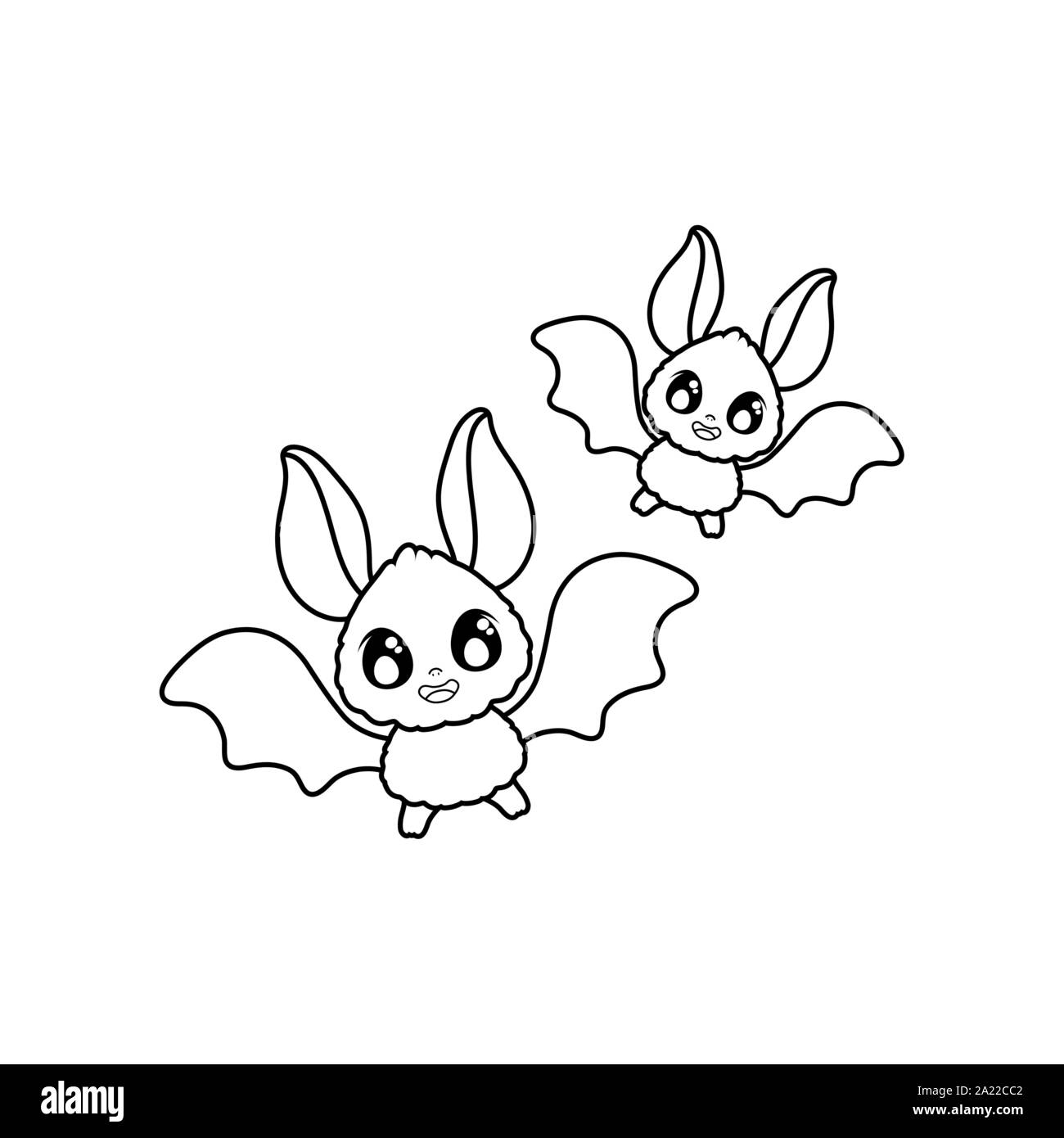 silhouette of bats flying on white background vector illustration ...