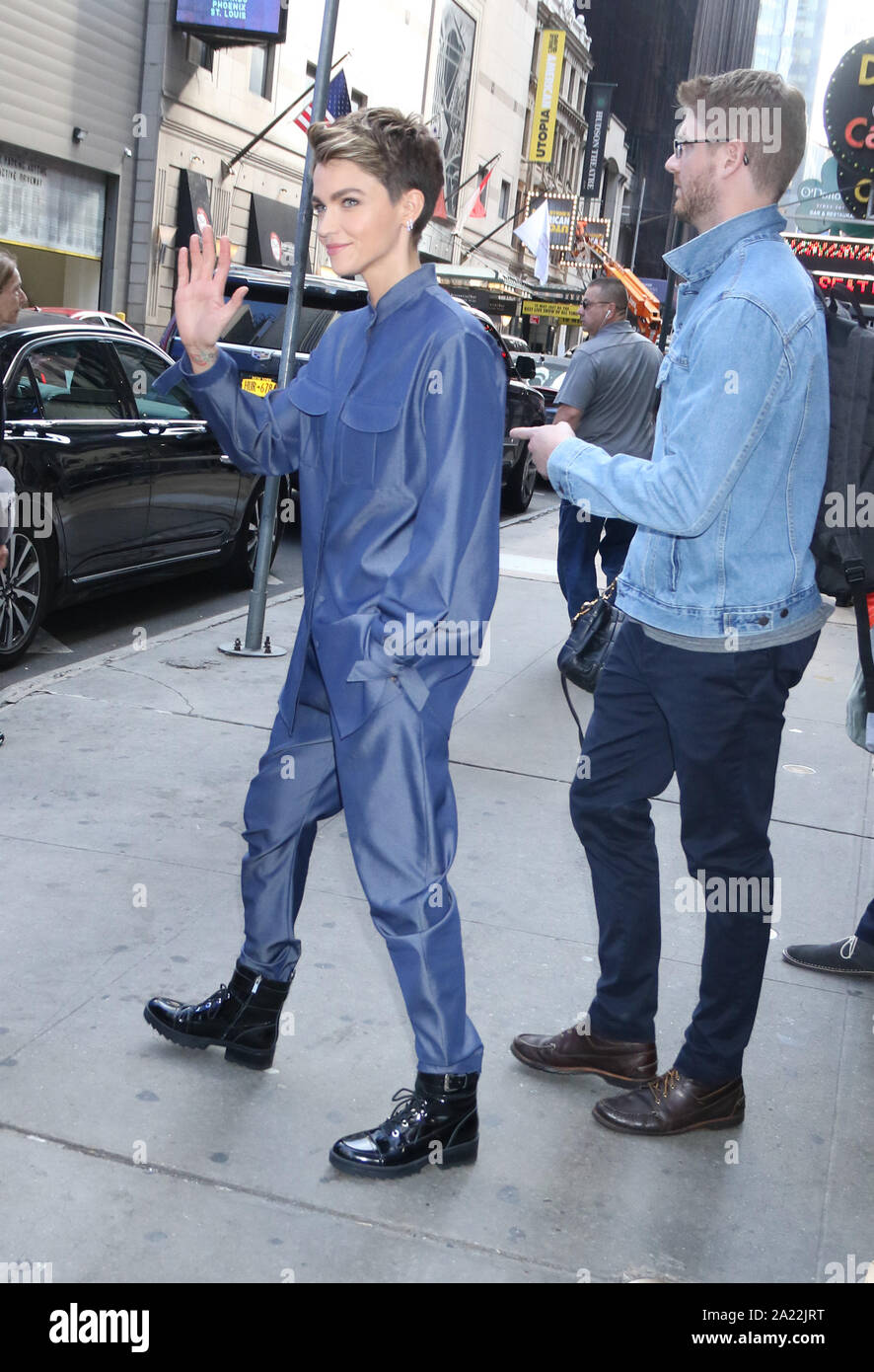 September 30, 2019 i Ruby Rose at Build Series to talk about CW series Batwoman in New York. September 30, 2019 Credit:RW/MediaPunch Stock Photo